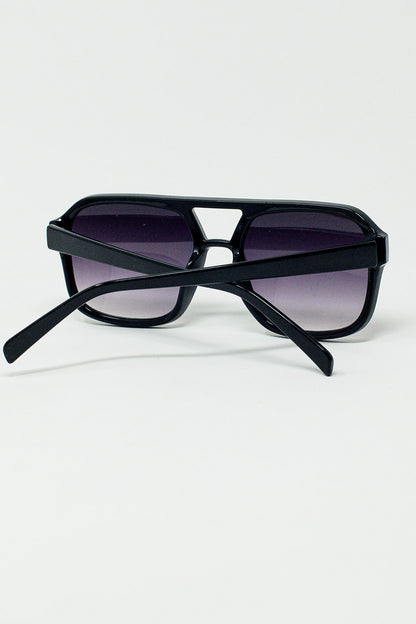 70´s Aviator Sunglasses In Black