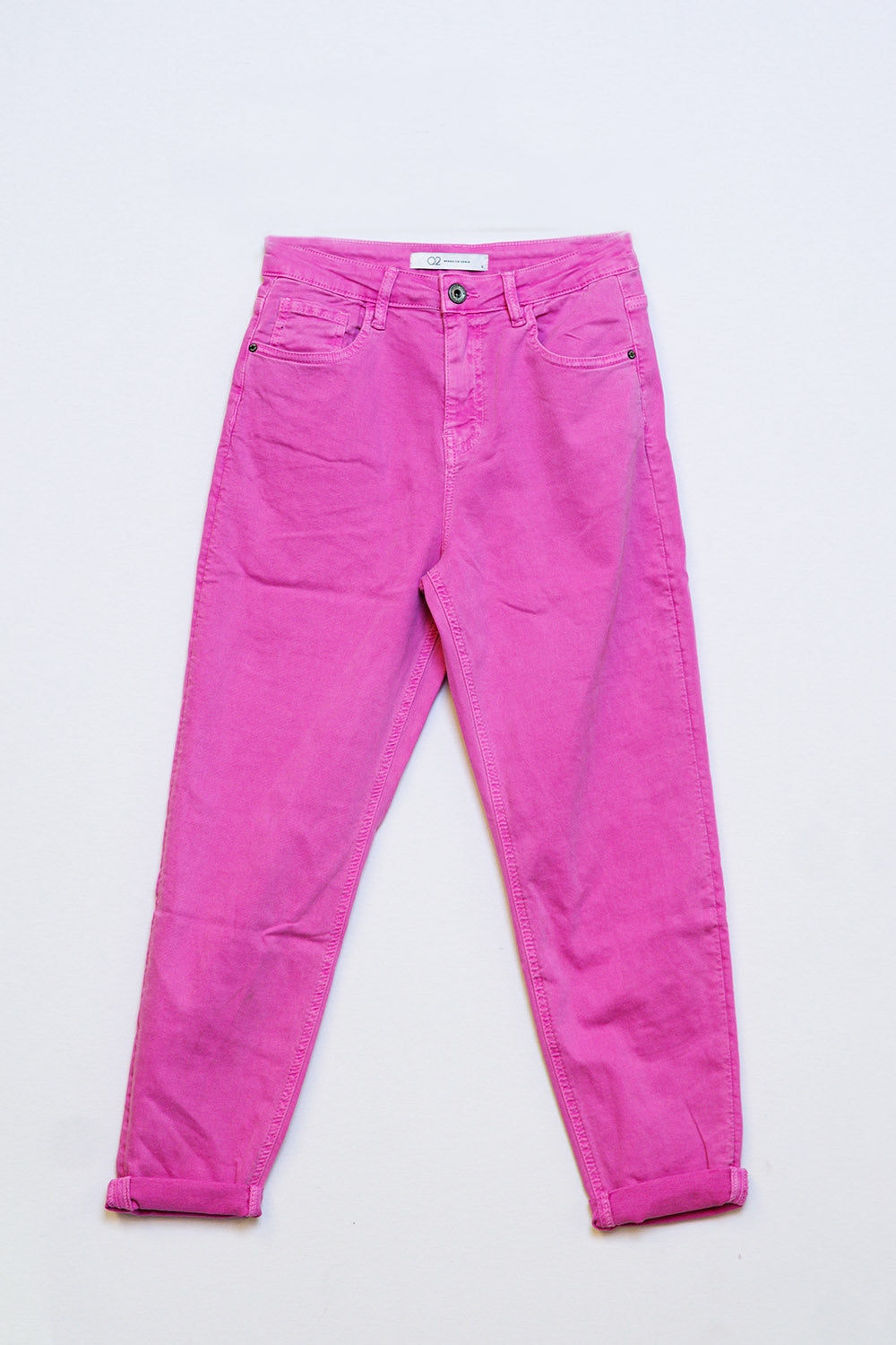 Ankle skinny Basic Jeans in pink