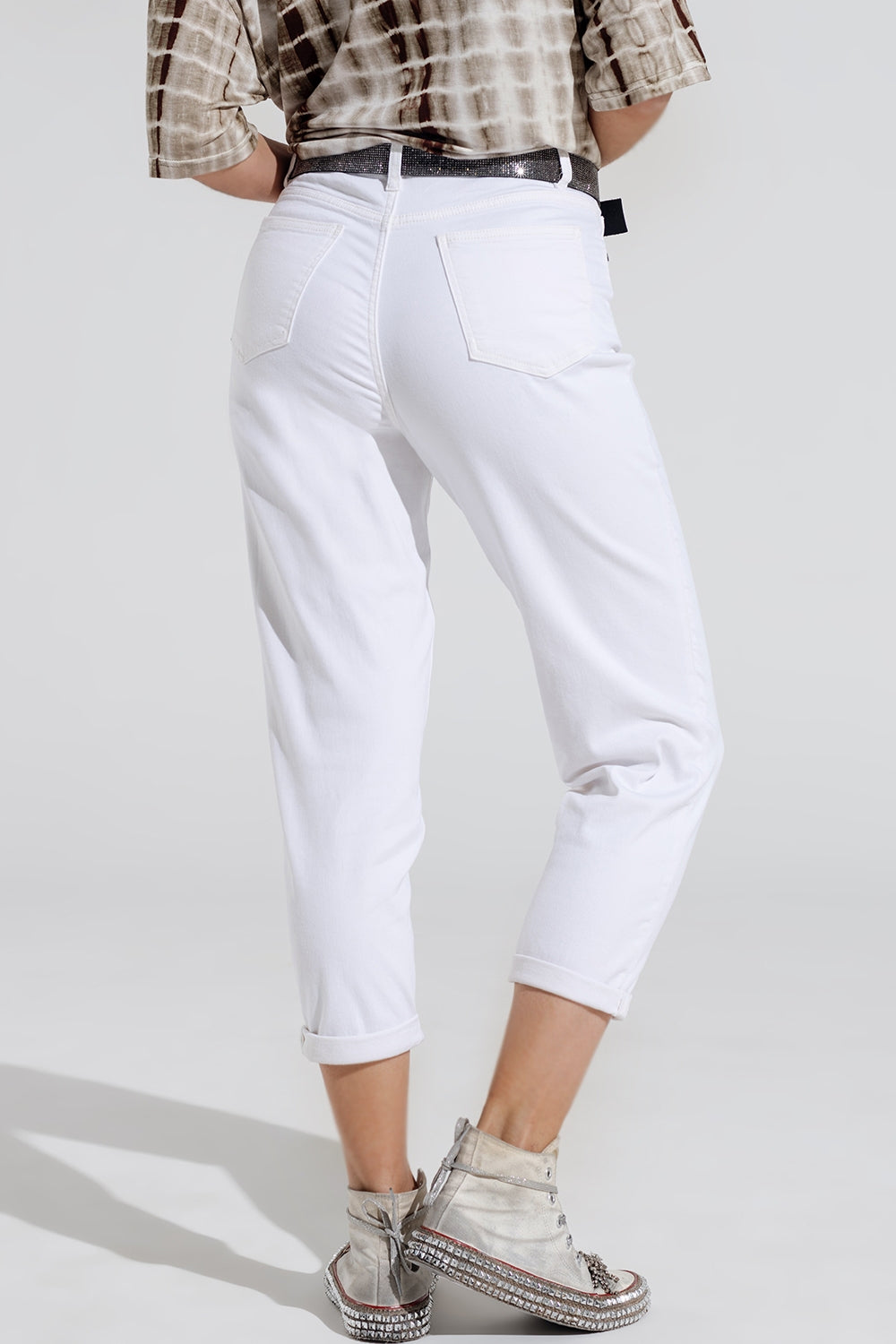 Ankle skinny  Basic Jeans in white