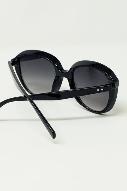 Big Round Sunglasses In Black