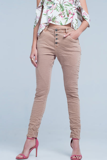 Brown crush jeans