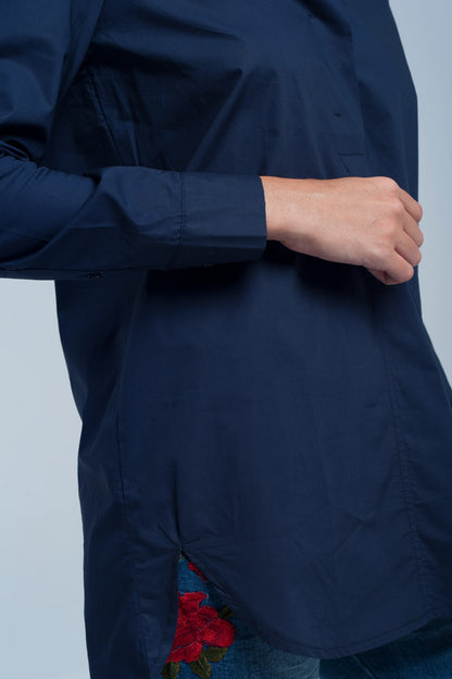 Dark navy shirt