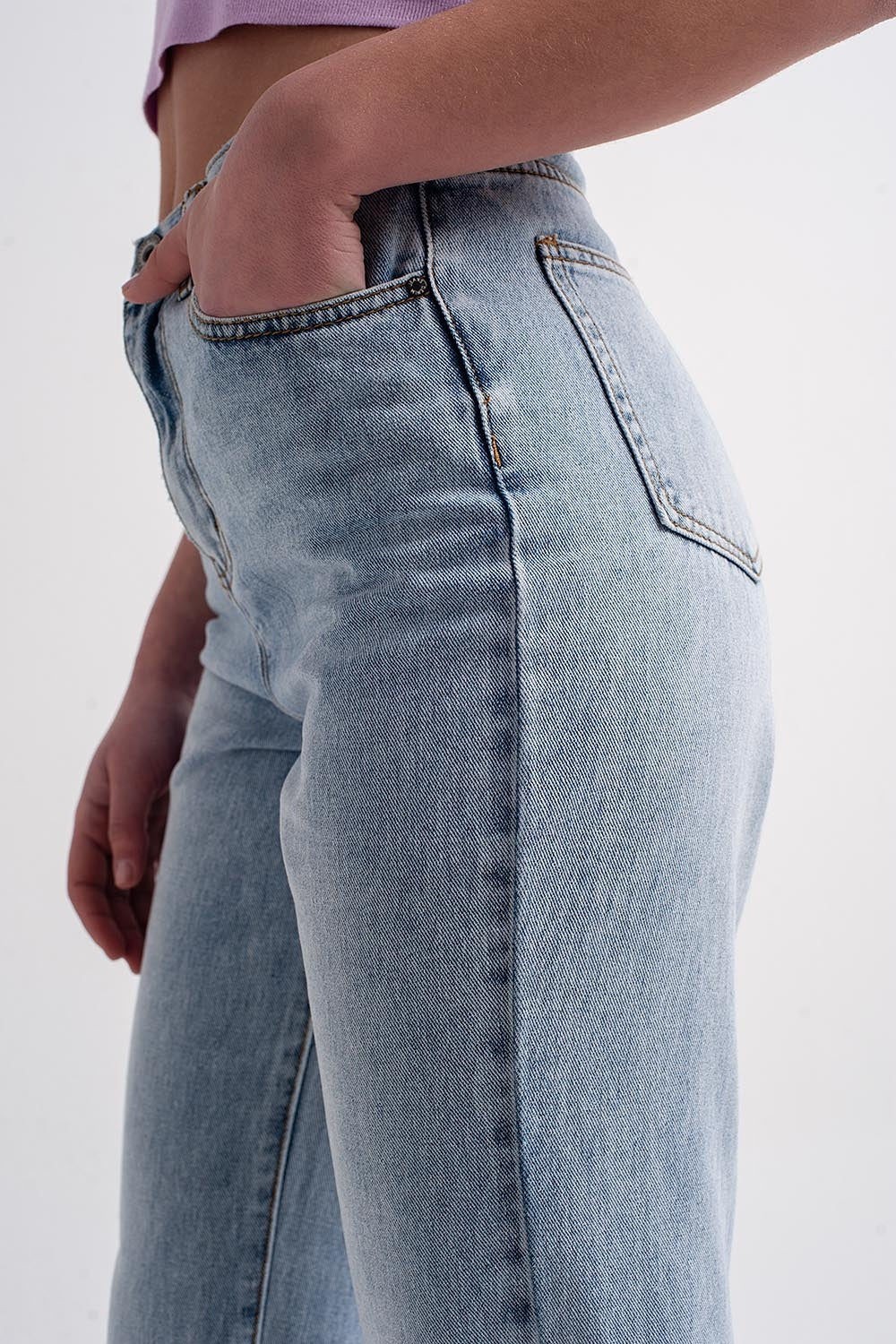 jeans with drawstring