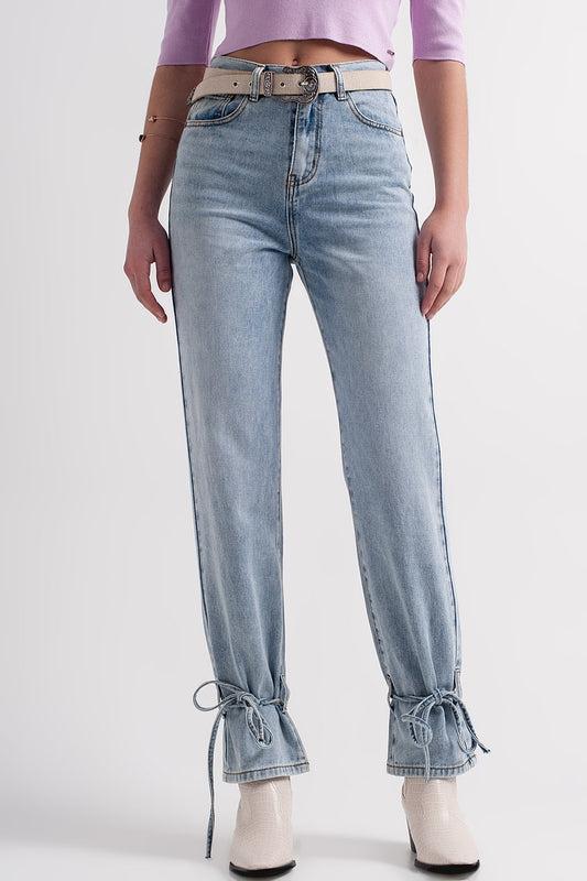 Q2 jeans with drawstring