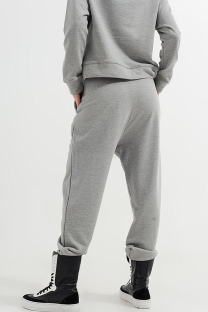 Jogger in light gray heather